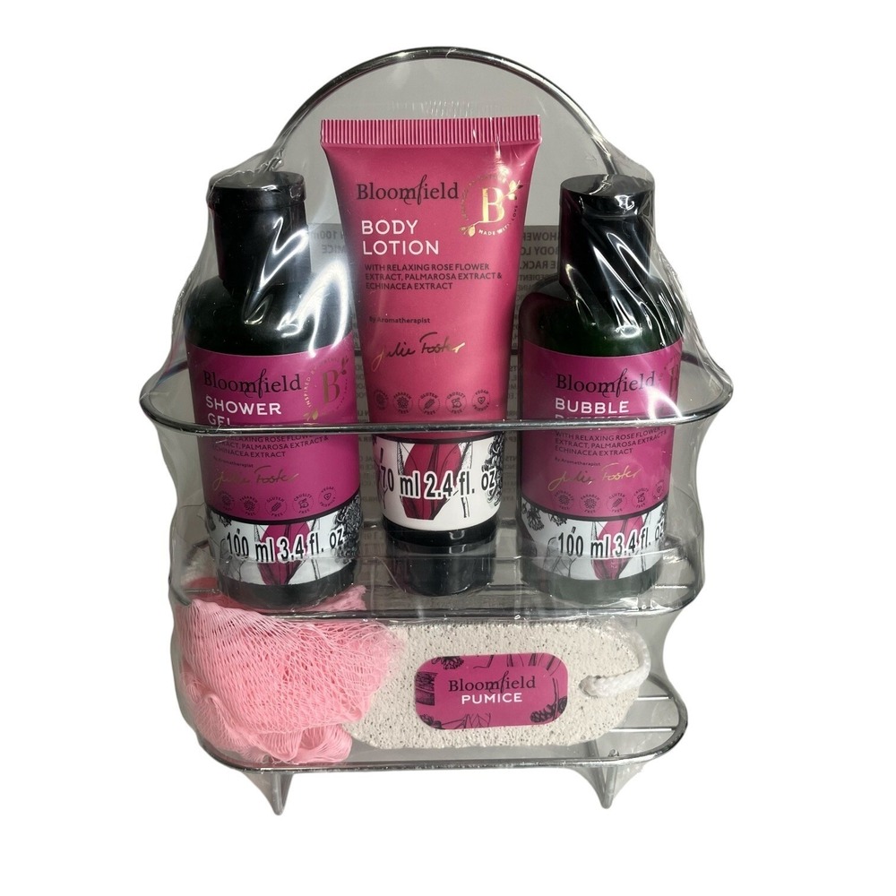 Bloomfield Relaxing Rose Shower Gel‎ Bubble Bath Body Lotion Set